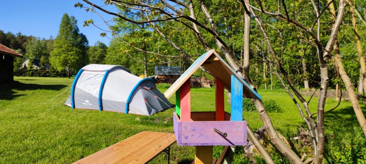 Ferienwohnung & Campingplatz Vor Dem Berg Heideblick Exterior foto