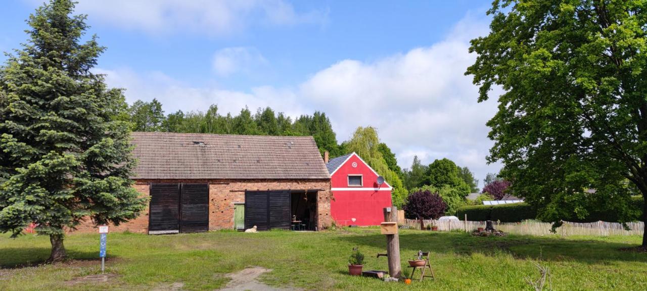Ferienwohnung & Campingplatz Vor Dem Berg Heideblick Exterior foto