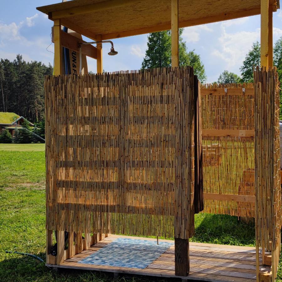 Ferienwohnung & Campingplatz Vor Dem Berg Heideblick Exterior foto