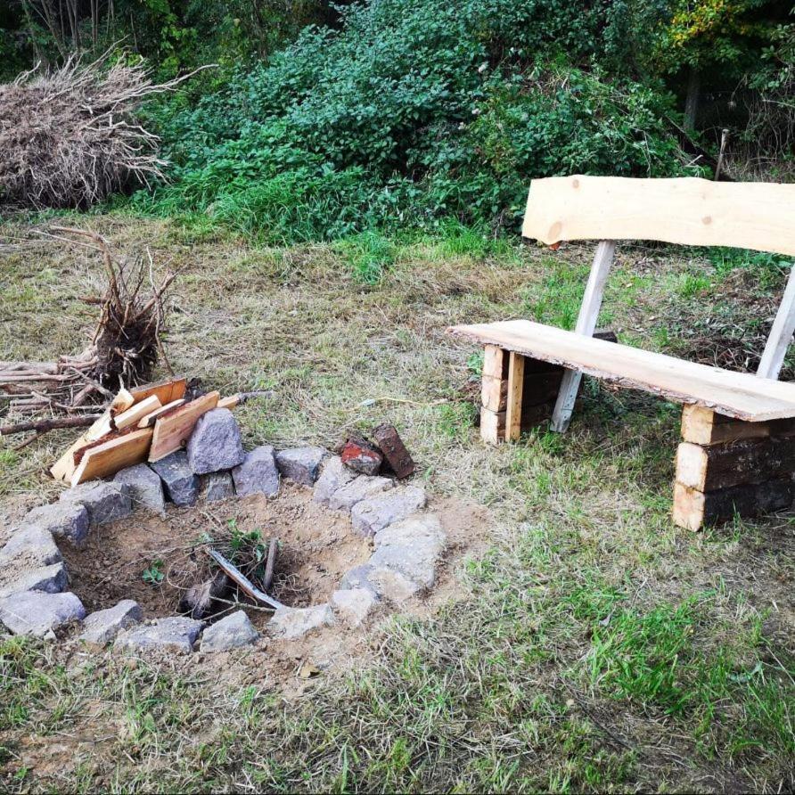 Ferienwohnung & Campingplatz Vor Dem Berg Heideblick Exterior foto